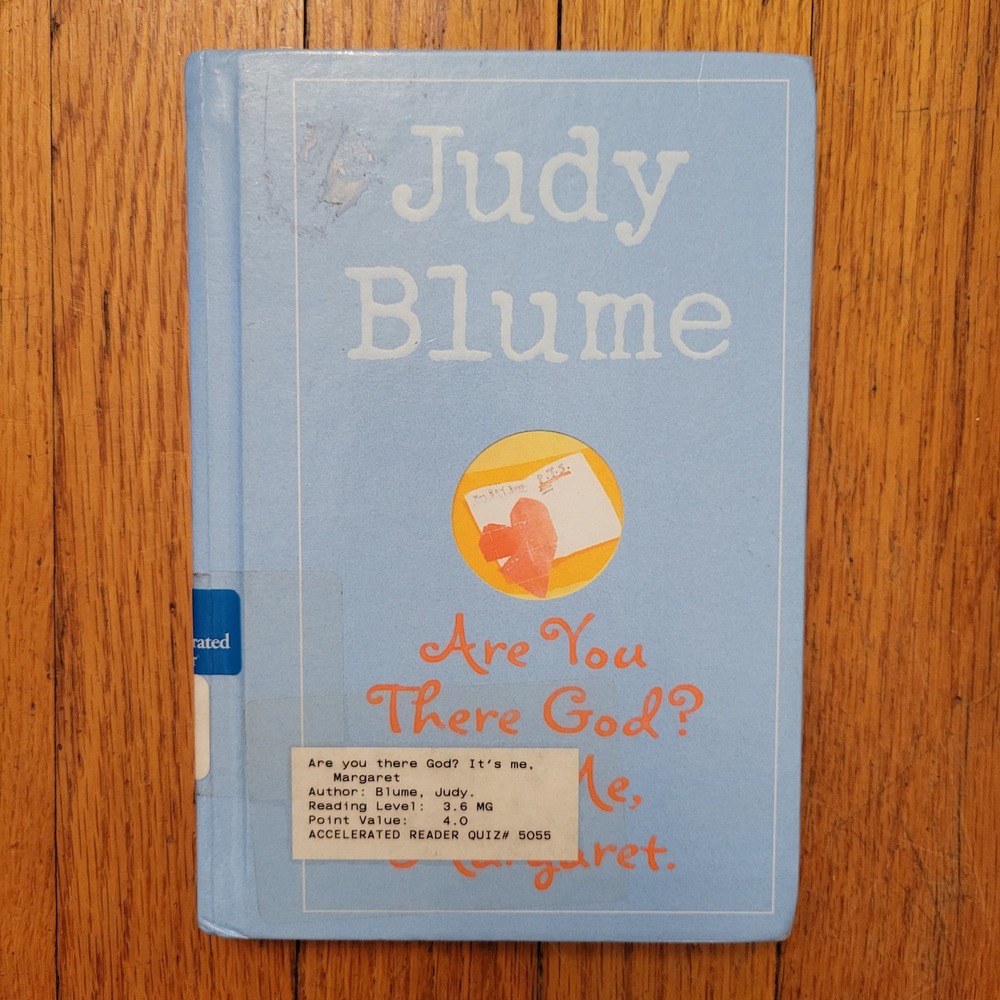 Judy Blume Are You There God Its Me Margaret Hardcover Childrens Book‎ 1986